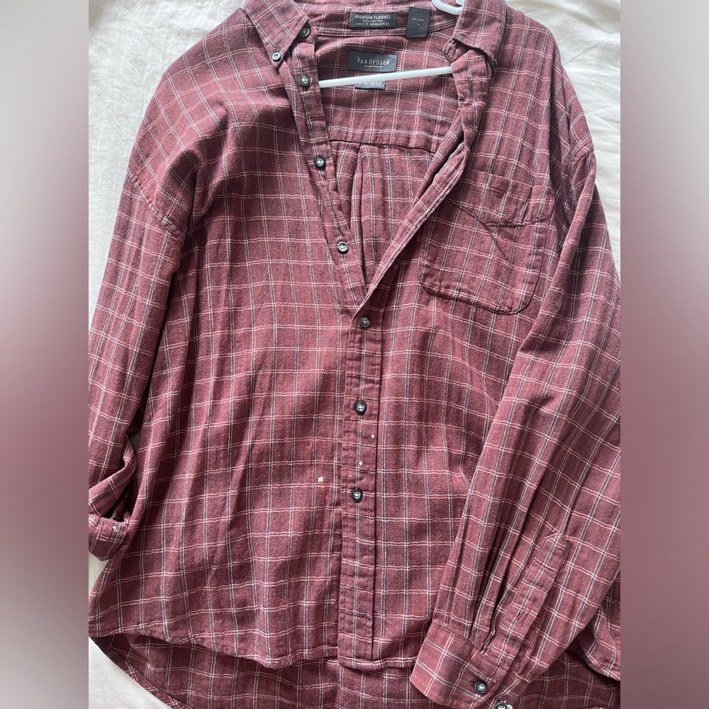 Large flannel shirt